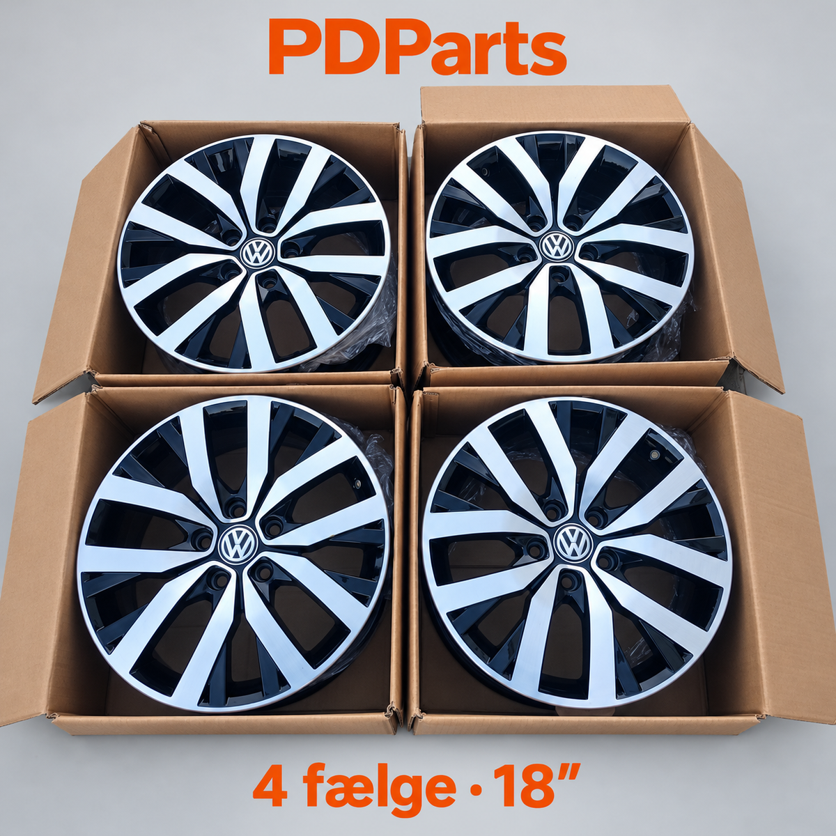 VW Toluca 18″ – 7E0601025H – 4 fælge uden dæk