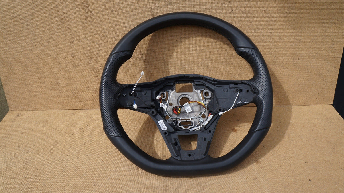 Originalfoto af den konkrete brugte del – VW Golf 8 / T-Roc / T-Cross læderrat 5H0419093B – brugt