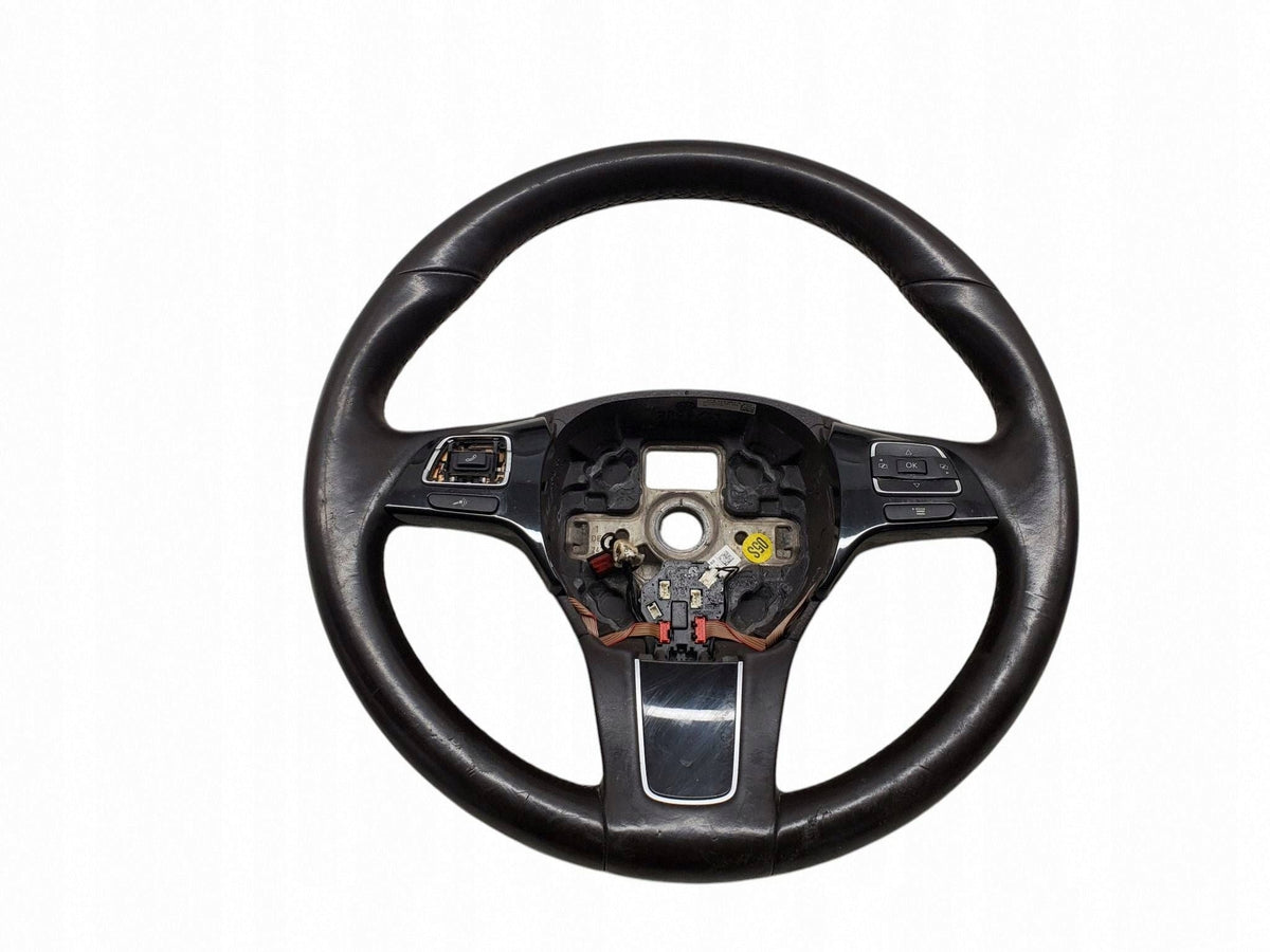 Originalfoto af den konkrete brugte del – VW Touareg II rat 7P6419091A – brugt